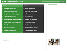 Tablet Screenshot of cavinaysethi.com